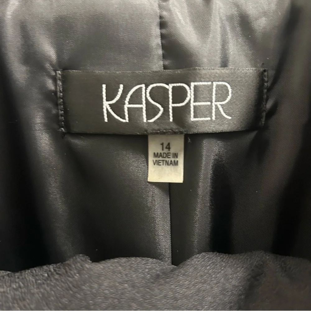 Kasper Black Two-Piece Suit - Picture 2 of 10